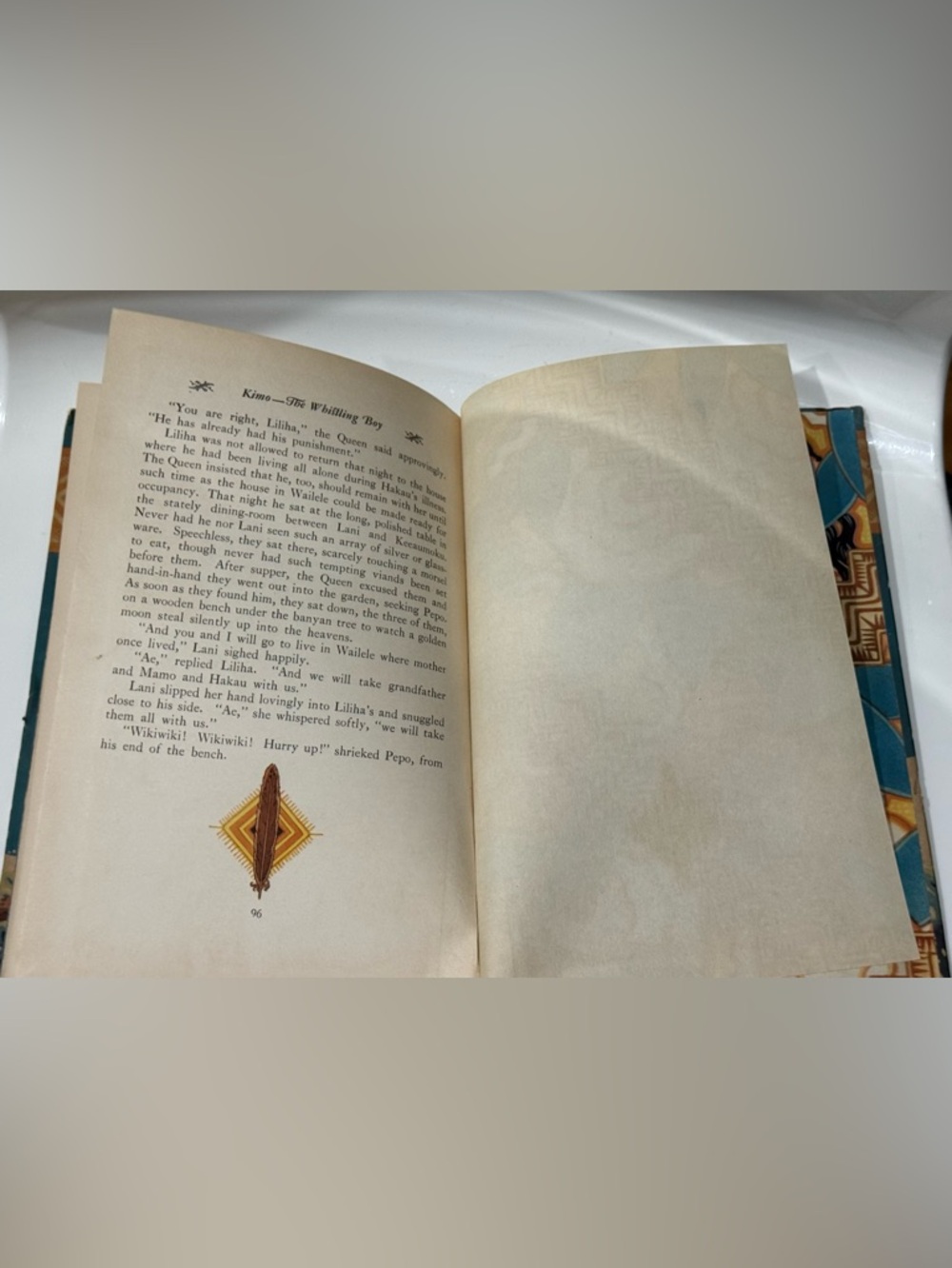 Vintage 1928 KIMO by Alice Cooper Bailey, Hawaii color illustrations HC book - Picture 14 of 16